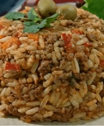 recetas con carne picada y arroz